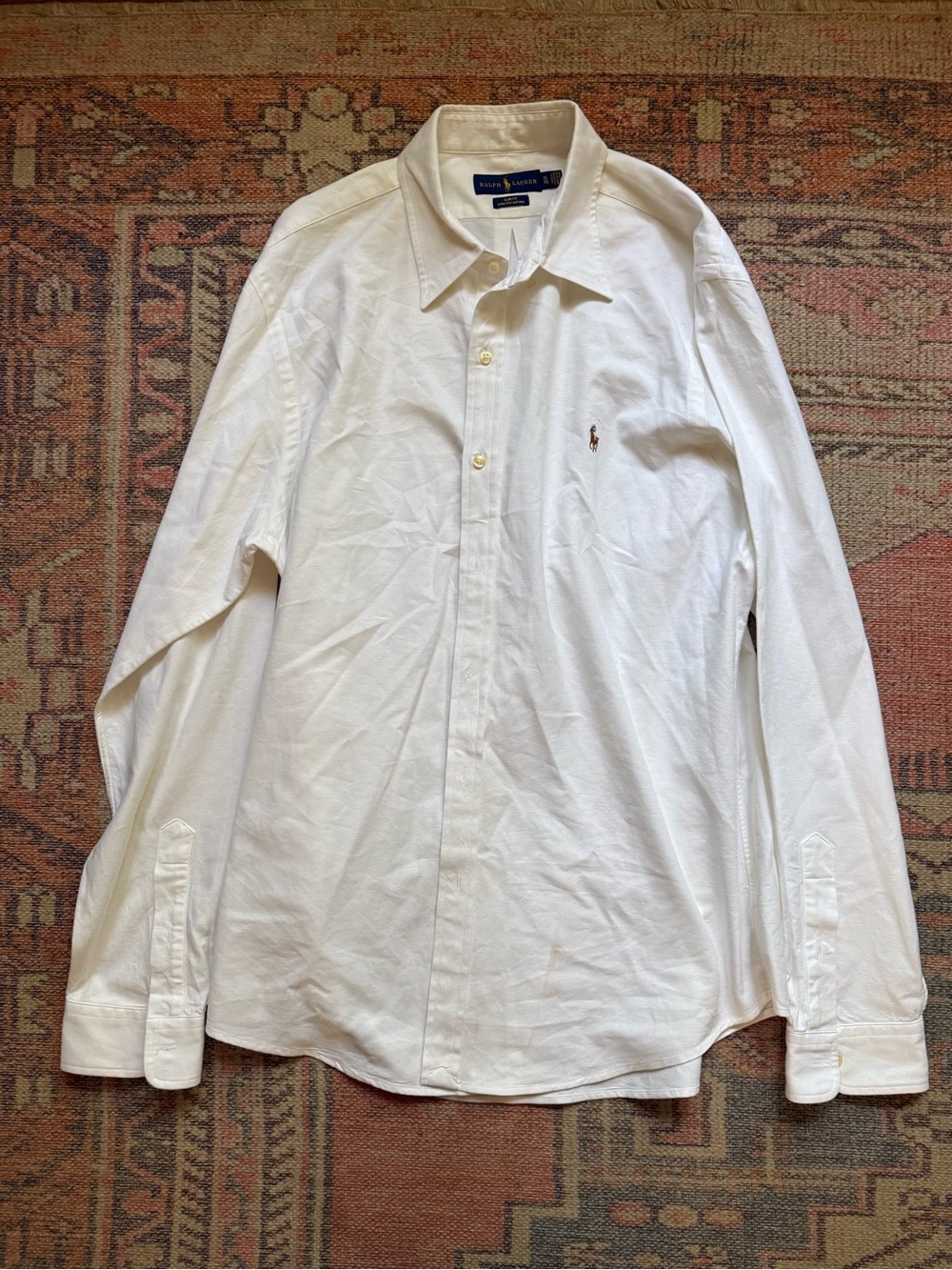 Ralph Lauren Classic Oversized Button Up White